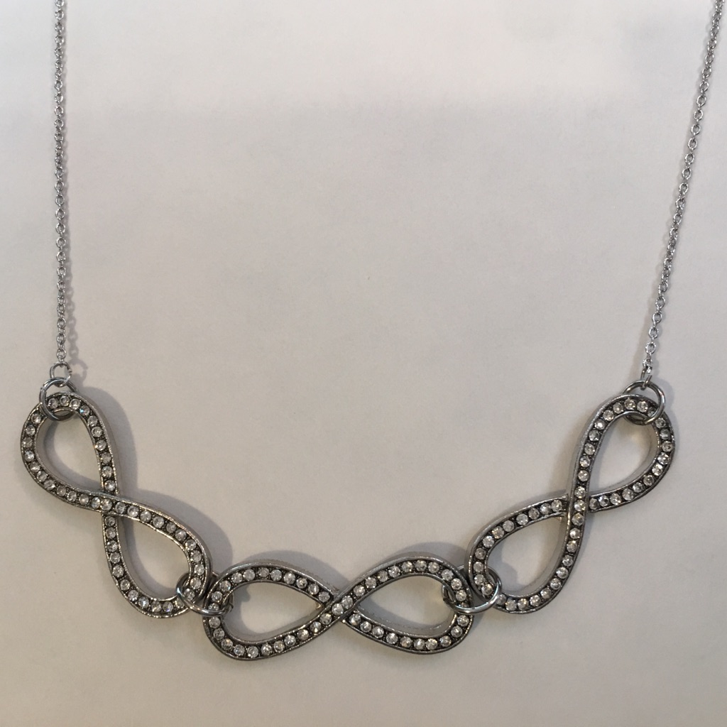 Tri Infinity Necklace